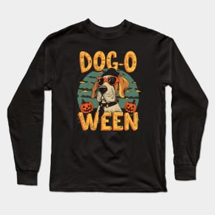 Vintage Halloween Dog "DOG-O-WEEN" Long Sleeve T-Shirt